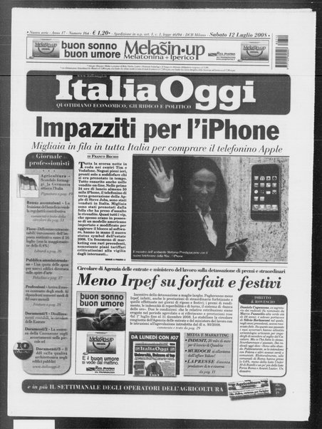 Italia oggi : quotidiano di economia finanza e politica